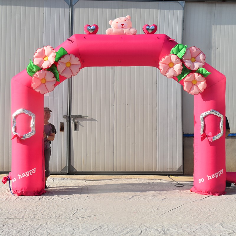 玉林粉色婚礼拱门